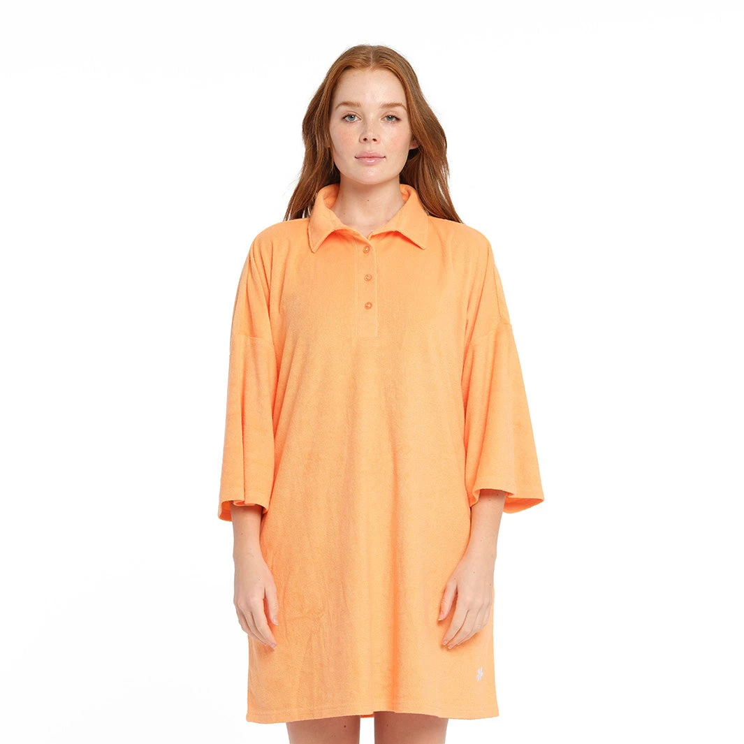 Womens Muskmelon Terry Dress 4 Womens Muskmelon Terry Dress - Image 2