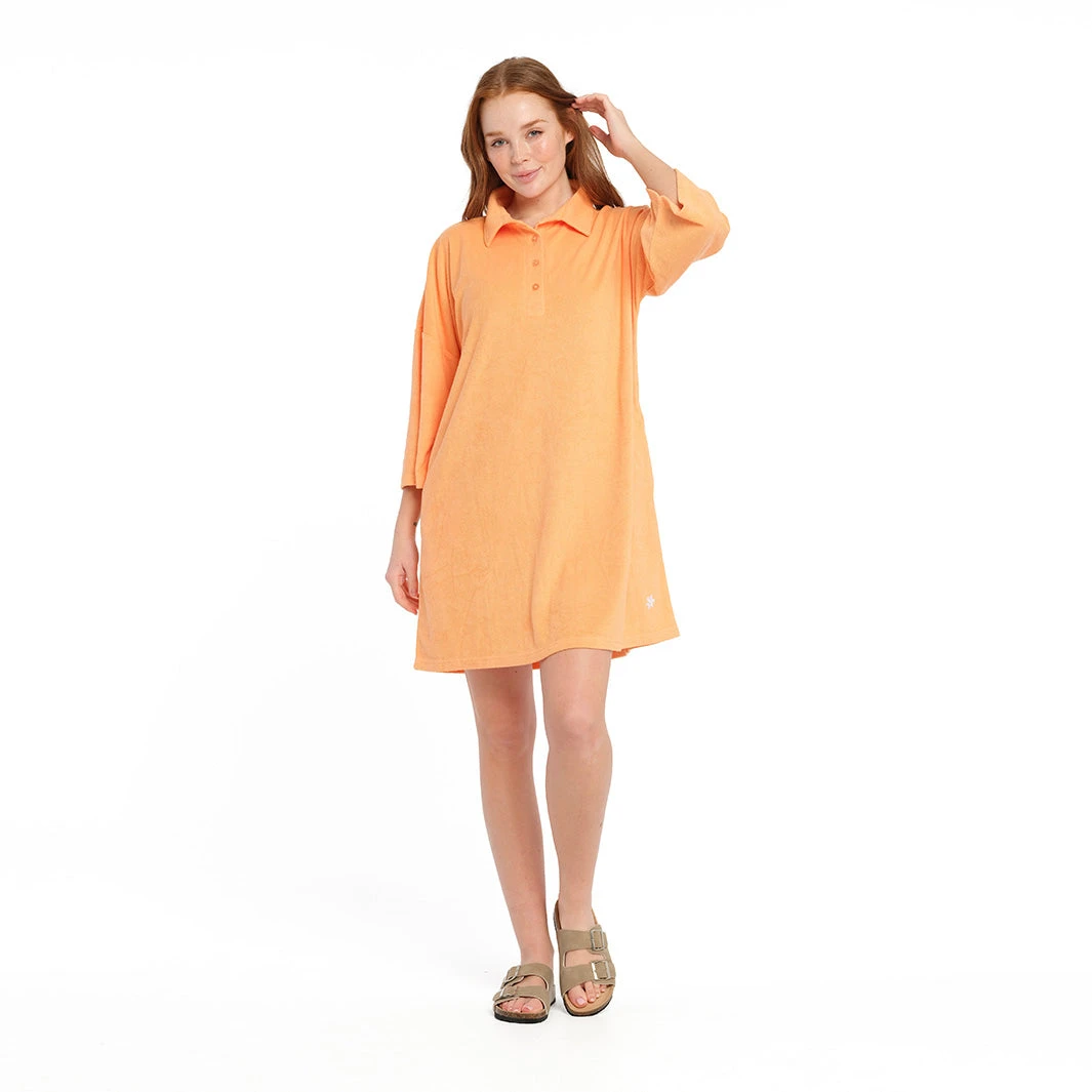 Womens Muskmelon Terry Dress 5 Womens Muskmelon Terry Dress - Image 3