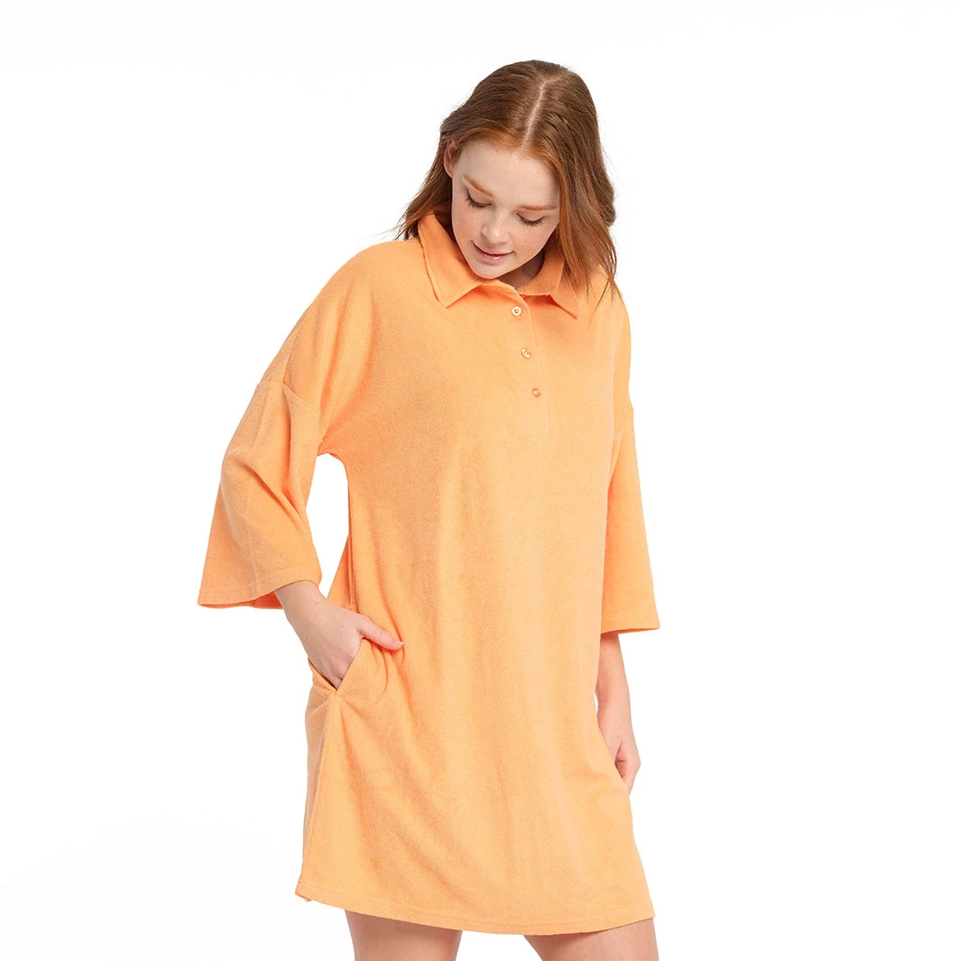 Womens Muskmelon Terry Dress 6 Womens Muskmelon Terry Dress - Image 4