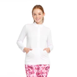Womens Active Coolpass Jacket - White