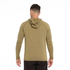 Mens Active Jersey Hoodie - Olive -Trendy Beach Hat 230804 CancerCouncil Ecom CCCCC145403 0152 5000px