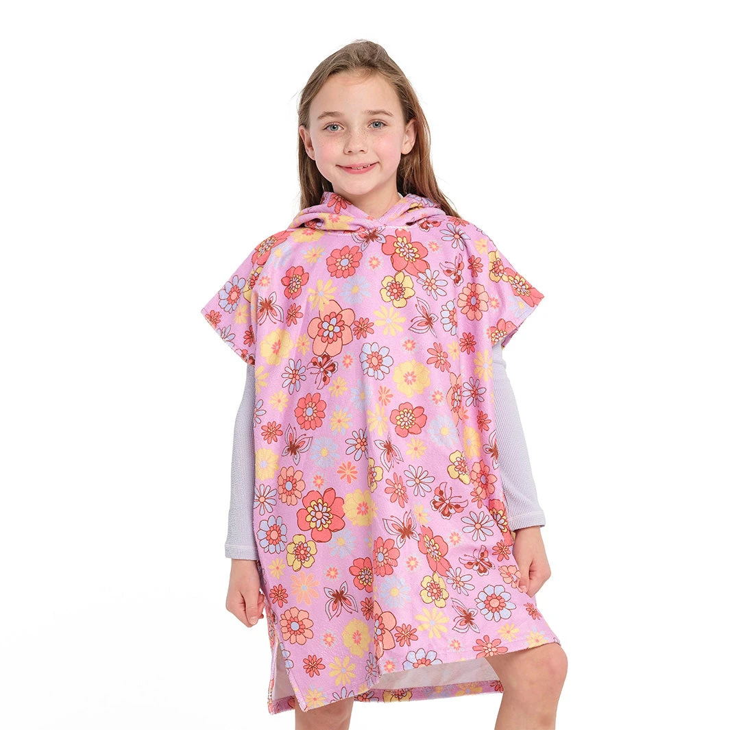 Kids Butterfly Garden Hooded Towel 5 Kids Butterfly Garden Hooded Towel - Image 3