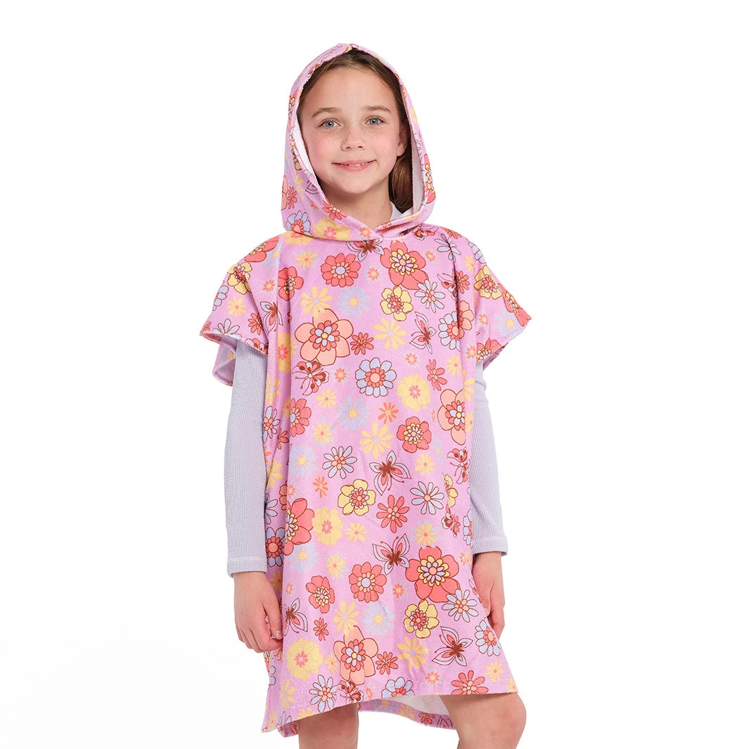 Kids Butterfly Garden Hooded Towel 4 Kids Butterfly Garden Hooded Towel - Image 2