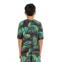 Kids Palm Breeze SS Rashie -Trendy Beach Hat 230804 CancerCouncil Ecom CCCCC457193 0707 5000px