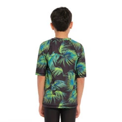 Kids Palm Breeze SS Rashie -Trendy Beach Hat 230804 CancerCouncil Ecom CCCCC457193 0728 5000px