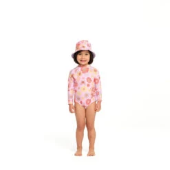 Infant Butterfly Garden Bucket Swim Hat -Trendy Beach Hat 230907 CancerCouncil EcomKids CCCCC865543 1085 5000px