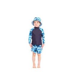 Infant Blue Tie Dye Bucket Swim Hat -Trendy Beach Hat 230907 CancerCouncil EcomKids CCCCC865693 1144 5000px