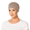 Christine Yoga Turban - Taupe -Trendy Beach Hat 27104YogainTaupe 0167