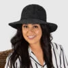 Juanita Capeline Hat - Black 1 Juanita Capeline Hat - Black -Trendy Beach Hat 32112 1S 0585da92 f87e 4dd7 8ed8 9821852cb8c1