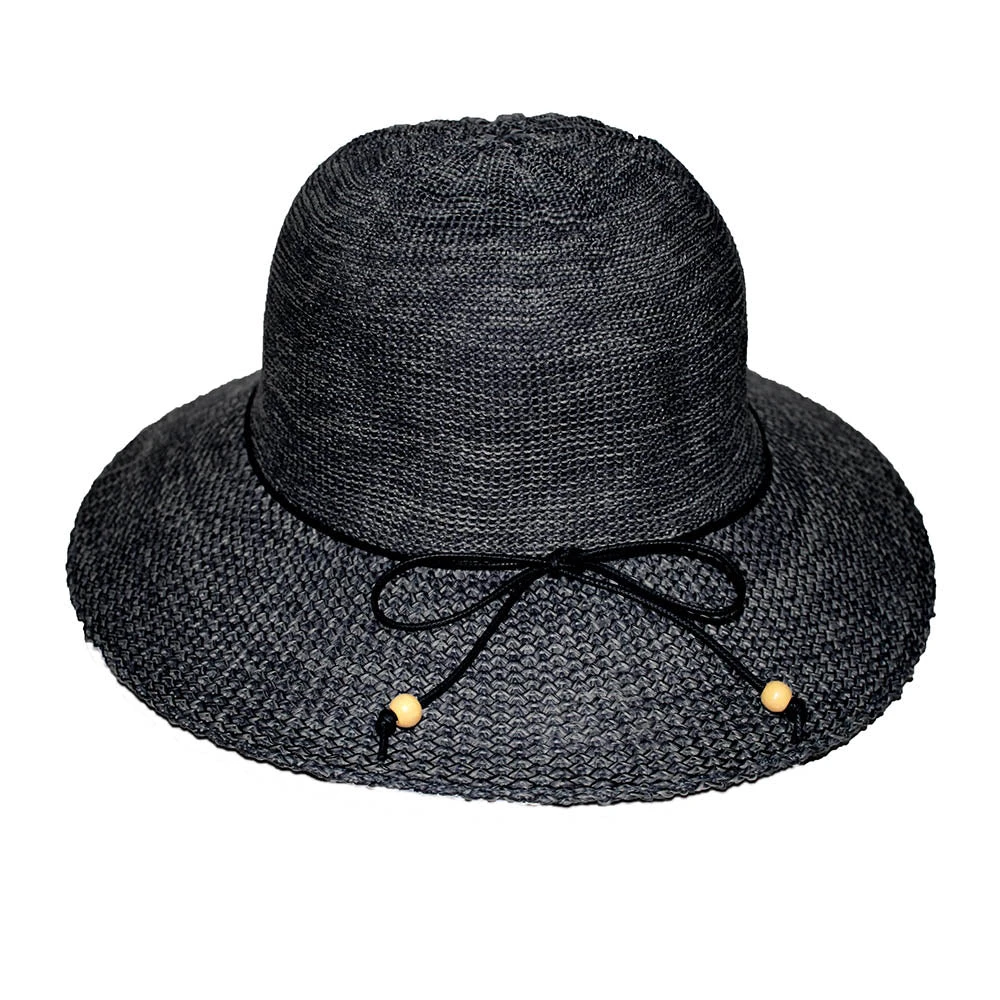 Juanita Capeline Hat - Black 4 Juanita Capeline Hat - Black - Image 2