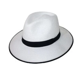 Mia Fedora Hat - White