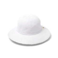 Juanita Capeline Hat - White 8 Juanita Capeline Hat - White -Trendy Beach Hat 32502 11