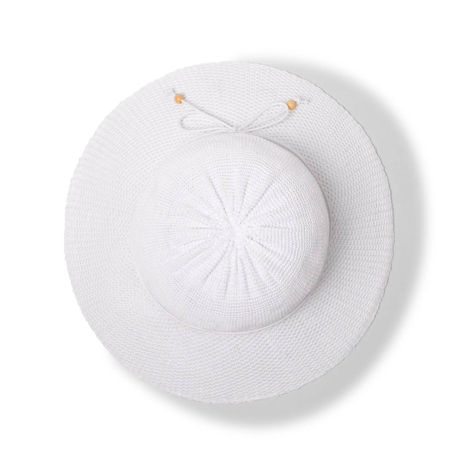 Juanita Capeline Hat - White 4 Juanita Capeline Hat - White - Image 2