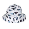 Levi Bucket Hat - Blue Fish -Trendy Beach Hat B681Fishy