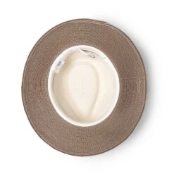 Heritage Town And Country Hat - Ivory/Chocolate -Trendy Beach Hat BD146Chocolatebelow