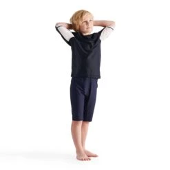 Kids Panel SS Rashie -Trendy Beach Hat CCCCC642952 Navy White 3