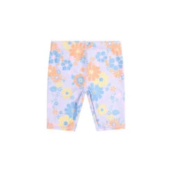 Infant Floral Heather Swim Shorts -Trendy Beach Hat CCCCC865513PurpleHeatherInfant