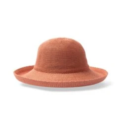 Classic Breton Hat - Paprika -Trendy Beach Hat R35LPaprikafront
