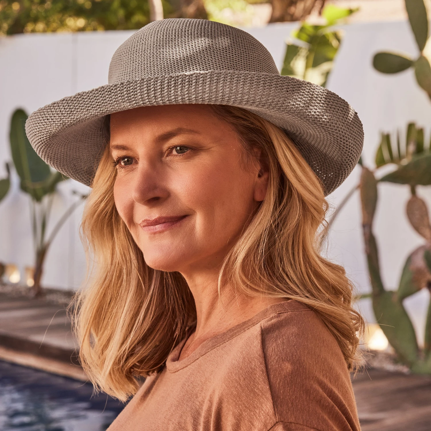 Classic Breton Hat - Stone 4 Classic Breton Hat - Stone - Image 2