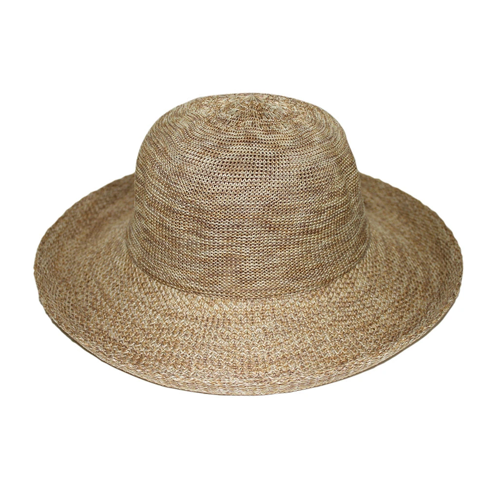 Classic Breton Hat - Mixed Camel 3 Classic Breton Hat - Mixed Camel
