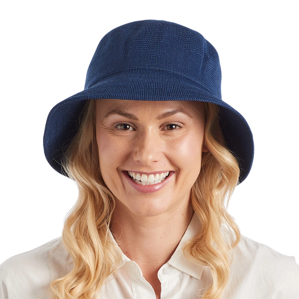 Tamzin Bucket Hat - Navy 4 Tamzin Bucket Hat - Navy - Image 2