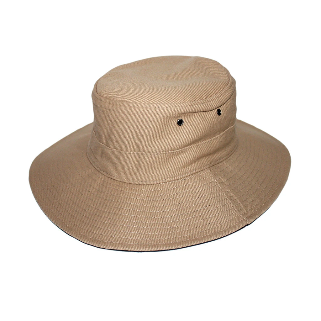 Alan Cricket Hat - Khaki/Navy 3 Alan Cricket Hat - Khaki/Navy