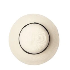 Jaclyn Bucket Hat - Ivory 7 Jaclyn Bucket Hat - Ivory -Trendy Beach Hat RL602IvoryBlackabove