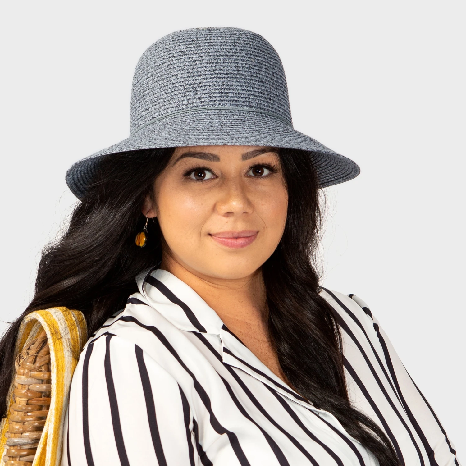 Lacey Bucket Hat - Soft Blue 4 Lacey Bucket Hat - Soft Blue - Image 2