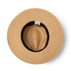 Shauna Fedora Hat - Caramel -Trendy Beach Hat RL605Caramelbelow
