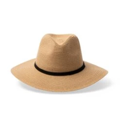 Shauna Fedora Hat - Caramel -Trendy Beach Hat RL605Caramelfront