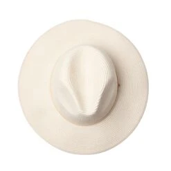 Shauna Fedora - Ivory -Trendy Beach Hat RL605Ivoryabove