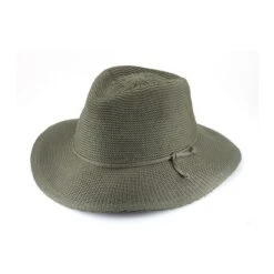 Jacqui Mannish Hat - Dark Khaki