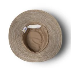 Jacqui Mannish Hat - Mixed Camel -Trendy Beach Hat RL73MixedCamelbelow