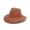 Jacqui Mannish Hat - Paprika -Trendy Beach Hat RL73Paprikaangle