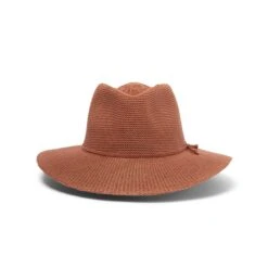 Jacqui Mannish Hat - Paprika -Trendy Beach Hat RL73Paprikafront