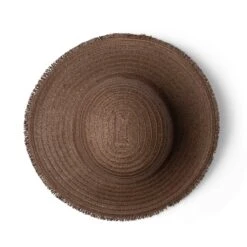Kayla Capeline Hat - Chocolate 9 Kayla Capeline Hat - Chocolate -Trendy Beach Hat RL878Chocolateabove