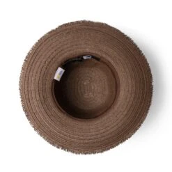 Kayla Capeline Hat - Chocolate 11 Kayla Capeline Hat - Chocolate -Trendy Beach Hat RL878Chocolatebelow