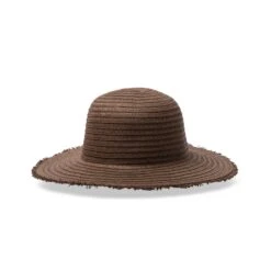 Kayla Capeline Hat - Chocolate 10 Kayla Capeline Hat - Chocolate -Trendy Beach Hat RL878Chocolatefront