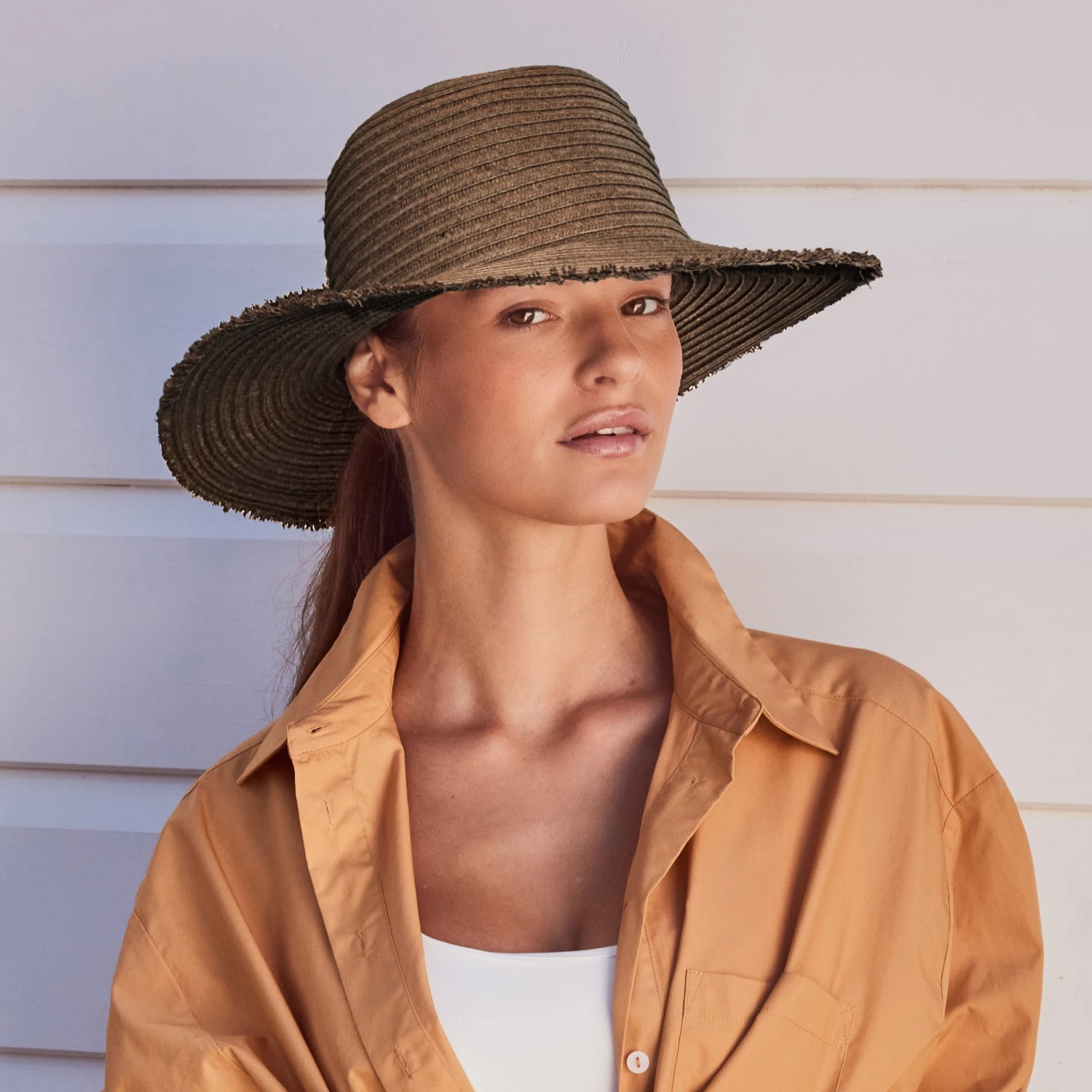 Kayla Capeline Hat - Chocolate 4 Kayla Capeline Hat - Chocolate - Image 2