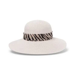 Selena Cloche Hat - Camel/White 10 Selena Cloche Hat - Camel/White -Trendy Beach Hat RL883MixCamelWhitefront