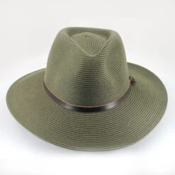 Darby Fedora Hat - Dark Khaki 8 Darby Fedora Hat - Dark Khaki -Trendy Beach Hat RM615DKKHAKI 001