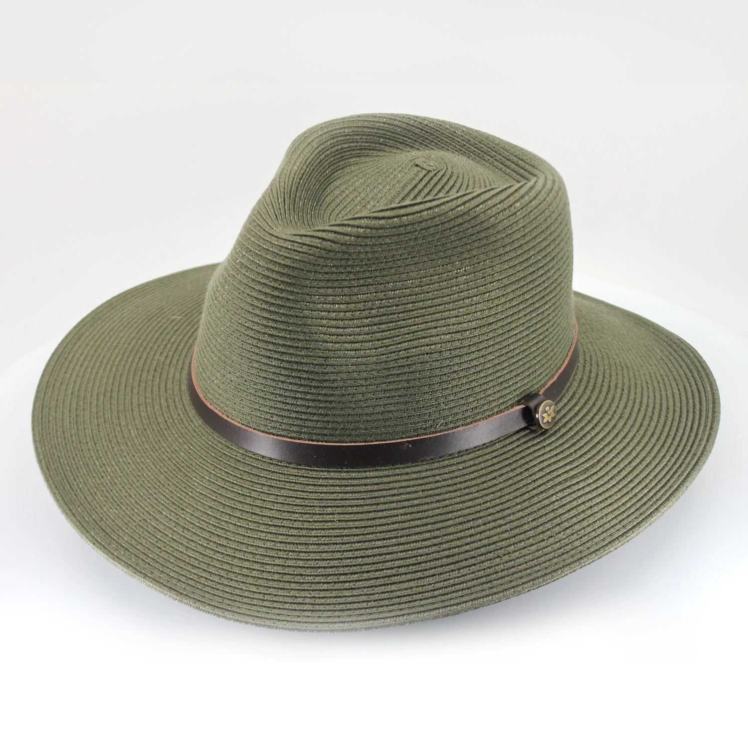 Darby Fedora Hat - Dark Khaki 3 Darby Fedora Hat - Dark Khaki