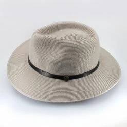 Darby Fedora Hat - Stone -Trendy Beach Hat RM615STONE 002