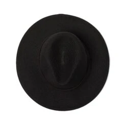 Perry Fedora Hat - Black 9 Perry Fedora Hat - Black -Trendy Beach Hat RM861Blackabove