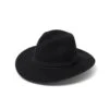 Perry Fedora Hat - Black 2 Perry Fedora Hat - Black -Trendy Beach Hat RM861Blackangle