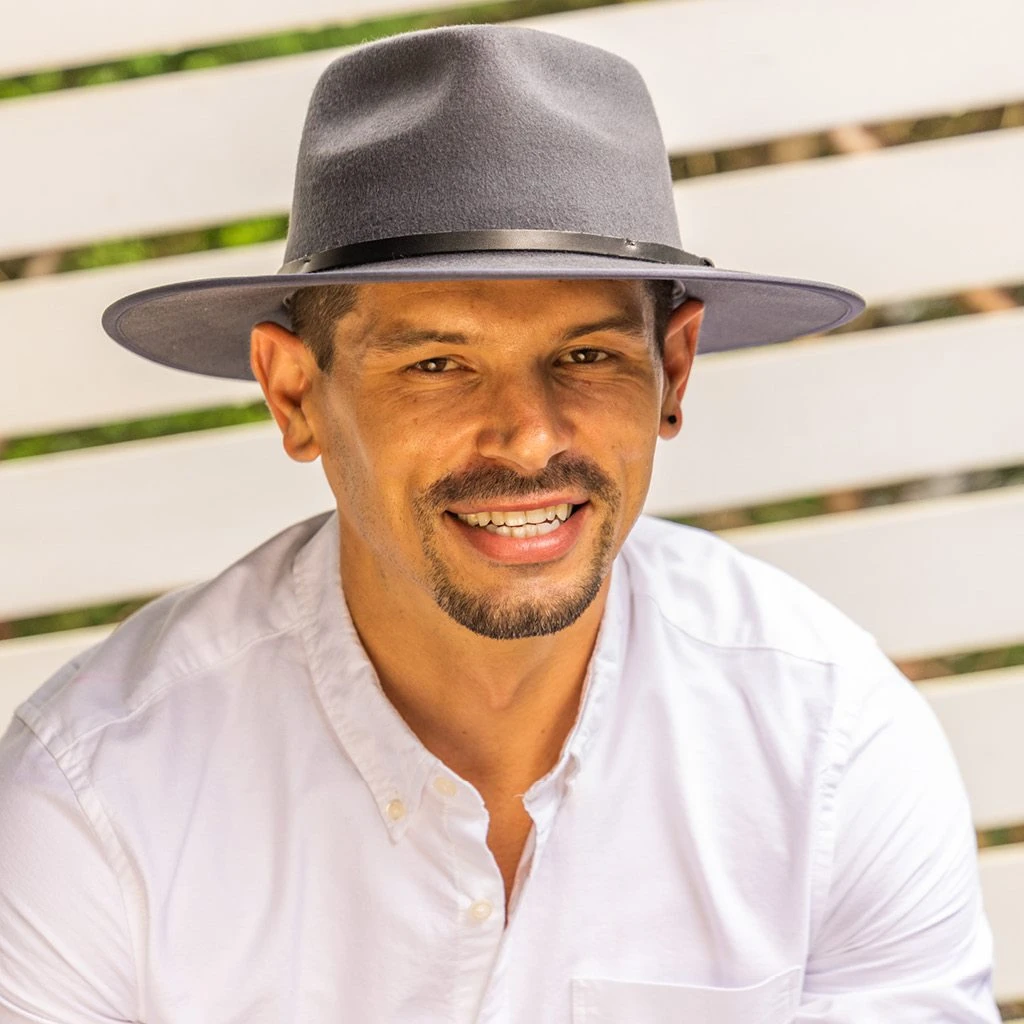 Benadict Fedora Hat - Grey 4 Benadict Fedora Hat - Grey - Image 2