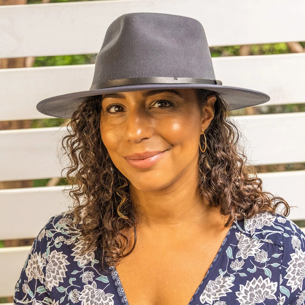 Benadict Fedora Hat - Grey 5 Benadict Fedora Hat - Grey - Image 3