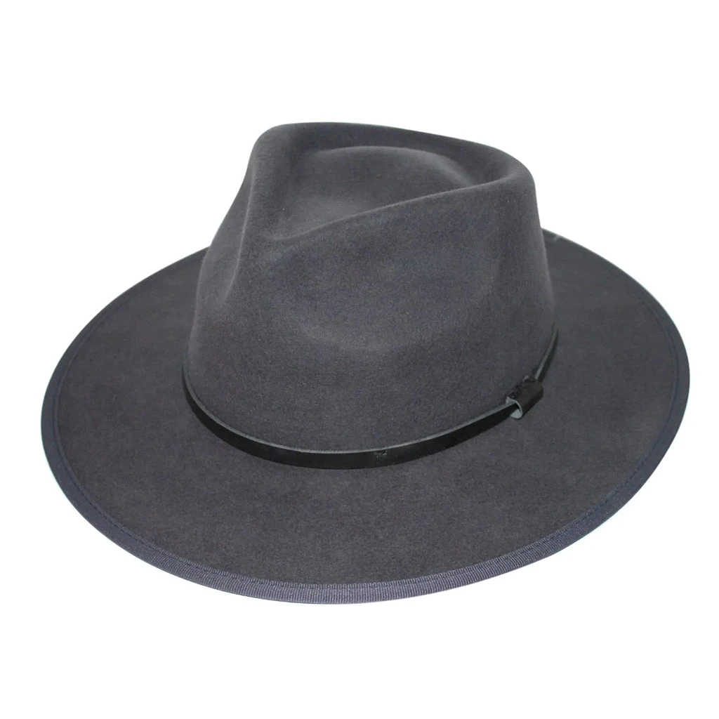 Benadict Fedora Hat - Grey 3 Benadict Fedora Hat - Grey