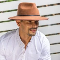 Benadict Fedora Hat - Chocolate -Trendy Beach Hat RM870Choc3 0055e057 38eb 4a51 bde2 7dc5fff7e078