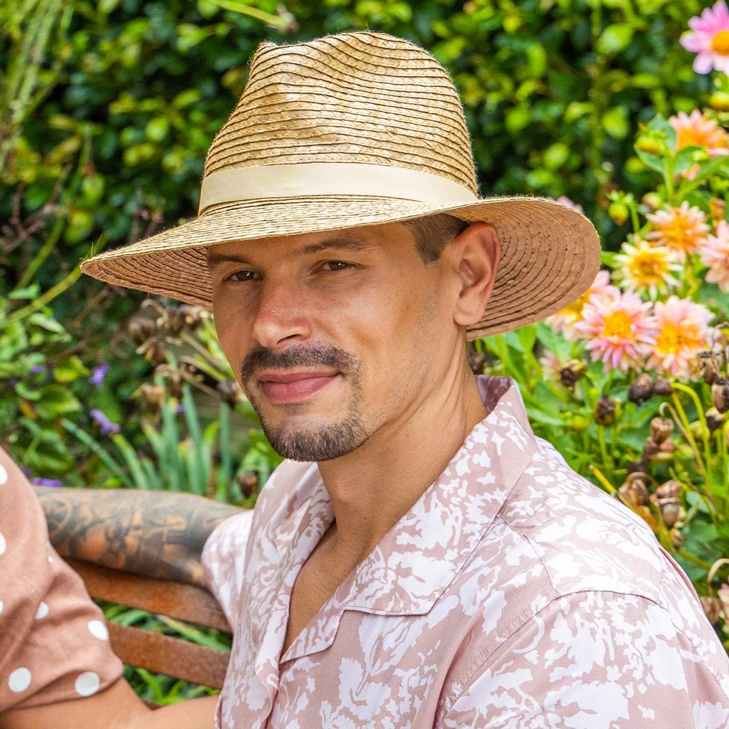 Kennedy Fedora Hat - Natural 4 Kennedy Fedora Hat - Natural - Image 2